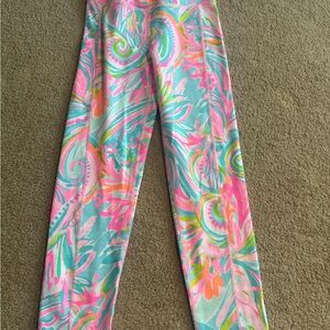 Lilly Pulitzer Vibrant Pink and Blue Leggings